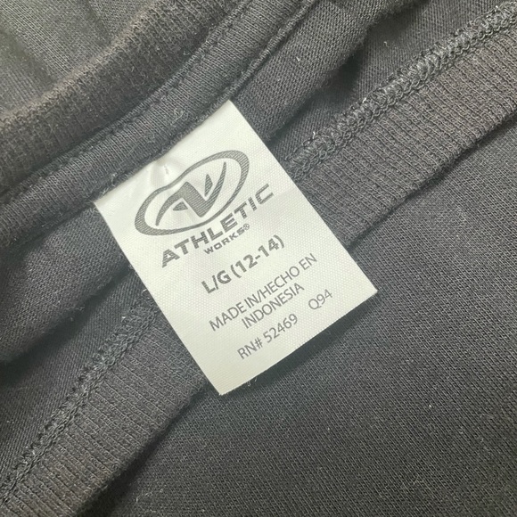 Athletic Works Black Muscle Tee shirt Sz L - Picture 3 of 3